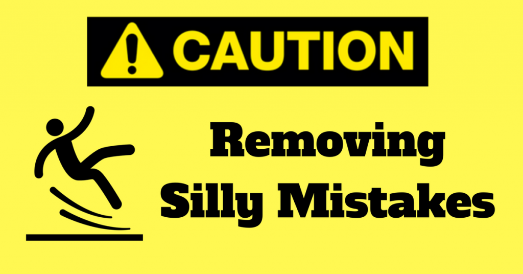 Removing Silly Mistakes In The Aqe Gl Test
